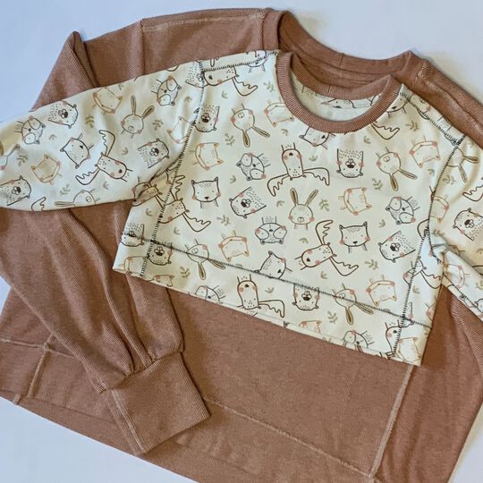 Strickware n&auml;hen - Flachnaht mit der Overlock image number